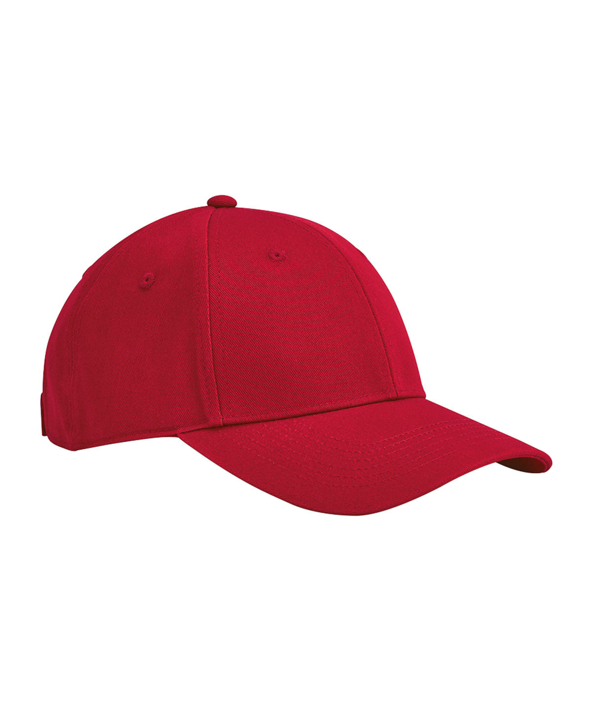 Tryck din logga på Kepsar från Beechfield - Anpassa EarthAware junior klassisk 6-panel keps i ekologisk bomull i färgen Mellan röd One Size för företag, föreningar och privatpersoner