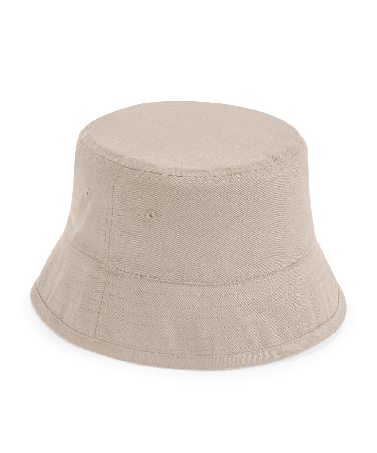 Tryck din logga på Hattar från Beechfield - Anpassa Junior bucket hat i ekologisk bomull i färgen Naturligt för företag, föreningar och privatpersoner