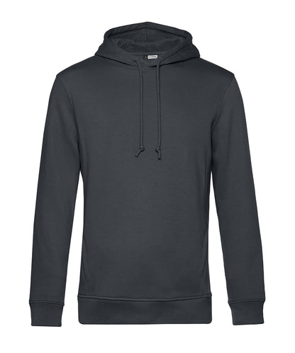 Tryck din logga på Hoodies från B&C Collection - Anpassa B&C Collection - Ekologisk Inspire Hoodie i färgen Mörkgrå för företag, föreningar och privatpersoner