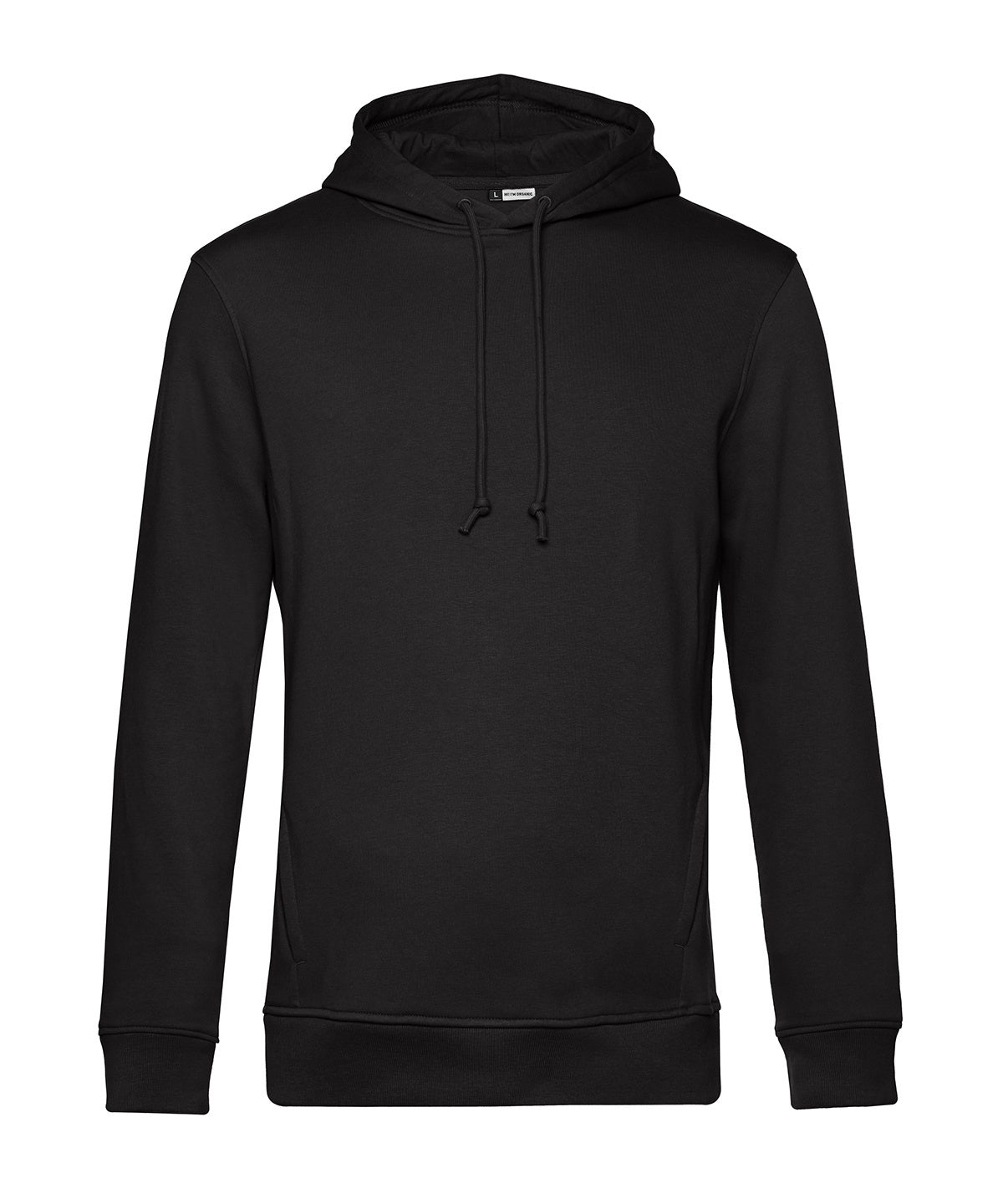 Tryck din logga på Hoodies från B&C Collection - Anpassa B&C Collection - Ekologisk Inspire Hoodie i färgen Svart för företag, föreningar och privatpersoner