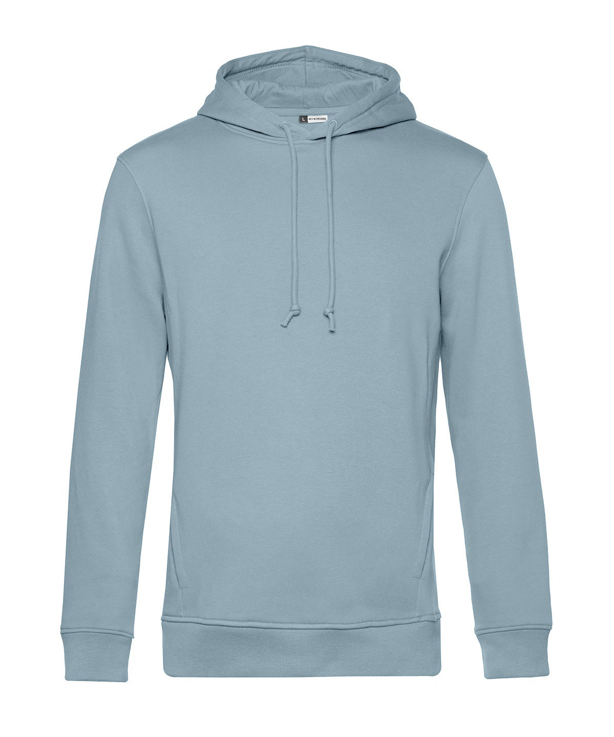 Tryck din logga på Hoodies från B&C Collection - Anpassa B&C Collection - Ekologisk Inspire Hoodie i färgen Ljusblå för företag, föreningar och privatpersoner