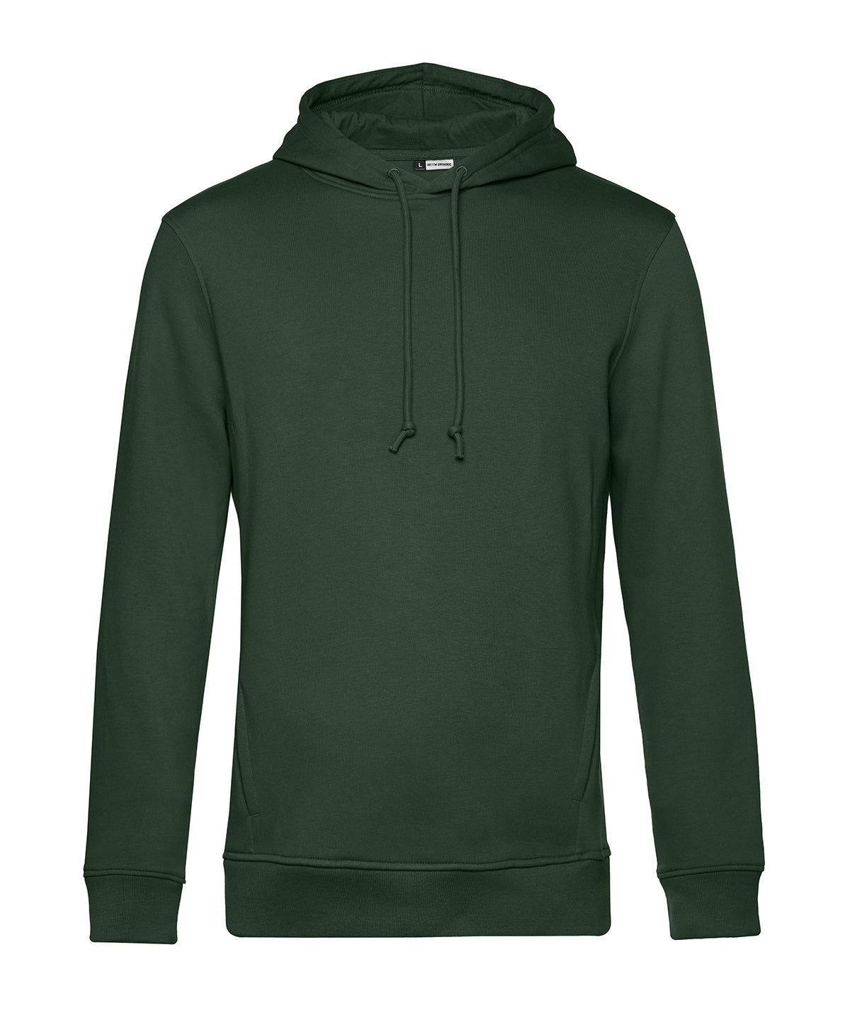 Tryck din logga på Hoodies från B&C Collection - Anpassa B&C Collection - Ekologisk Inspire Hoodie i färgen Mörkgrön för företag, föreningar och privatpersoner