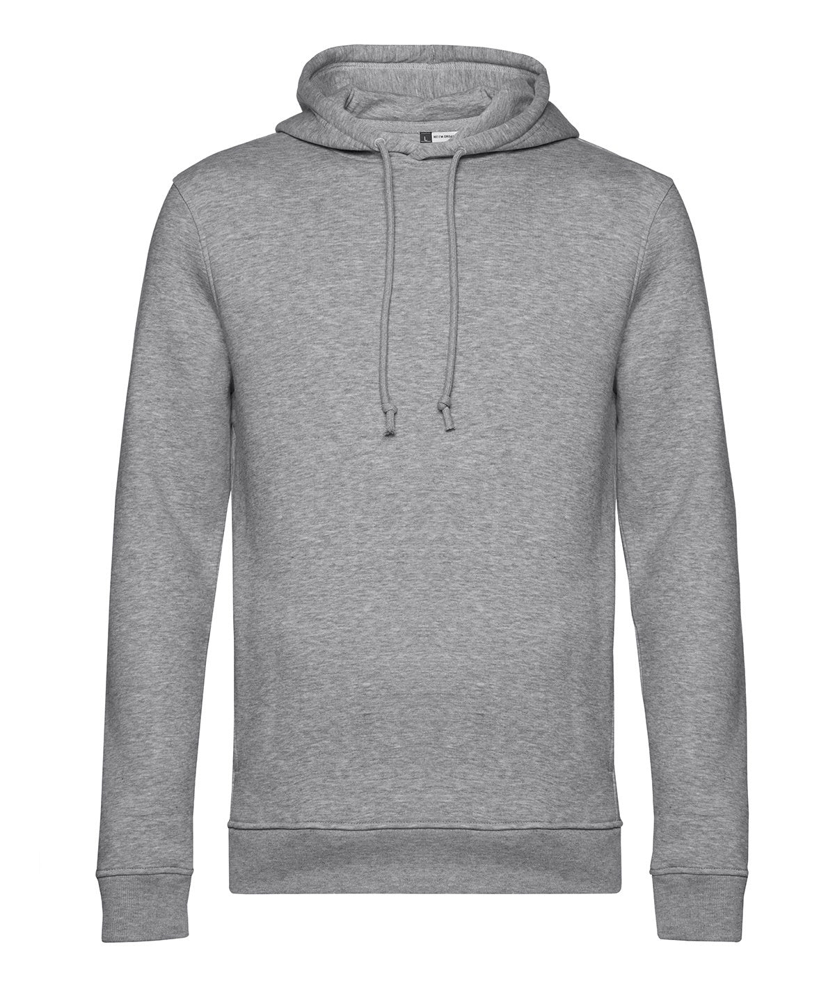 Tryck din logga på Hoodies från B&C Collection - Anpassa B&C Collection - Ekologisk Inspire Hoodie i färgen Ljunggrå för företag, föreningar och privatpersoner