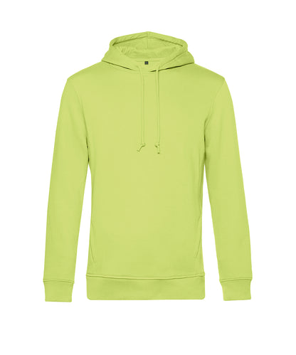Tryck din logga på Hoodies från B&C Collection - Anpassa B&C Collection - Ekologisk Inspire Hoodie i färgen Lime för företag, föreningar och privatpersoner