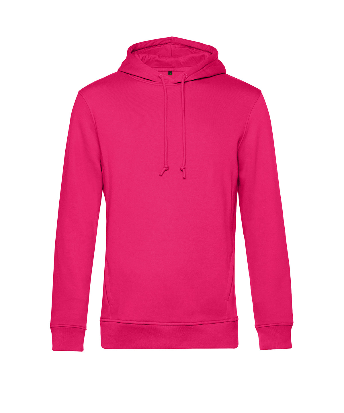 Tryck din logga på Hoodies från B&C Collection - Anpassa B&C Collection - Ekologisk Inspire Hoodie i färgen Mellanrosa för företag, föreningar och privatpersoner