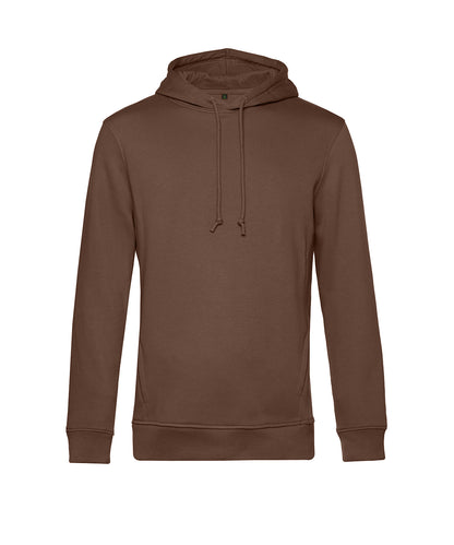 Tryck din logga på Hoodies från B&C Collection - Anpassa B&C Collection - Ekologisk Inspire Hoodie i färgen Mörkbrun för företag, föreningar och privatpersoner