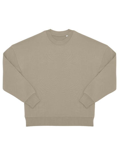 Tryck din logga på Sweatshirts från B&C Collection - Anpassa B&C Collection - Påverkansbesättning i färgen Beige för företag, föreningar och privatpersoner