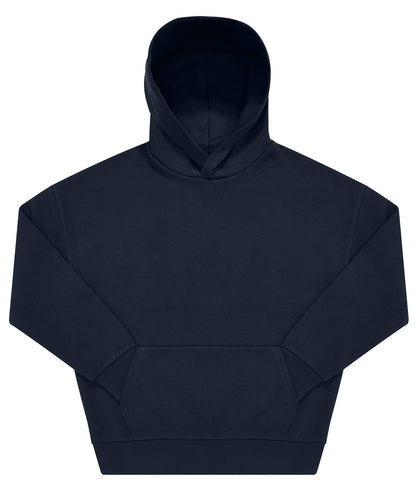 Tryck din logga på Hoodies från B&C Collection - Anpassa B&C Collection - Influence Hoodie i färgen Marinblå för företag, föreningar och privatpersoner