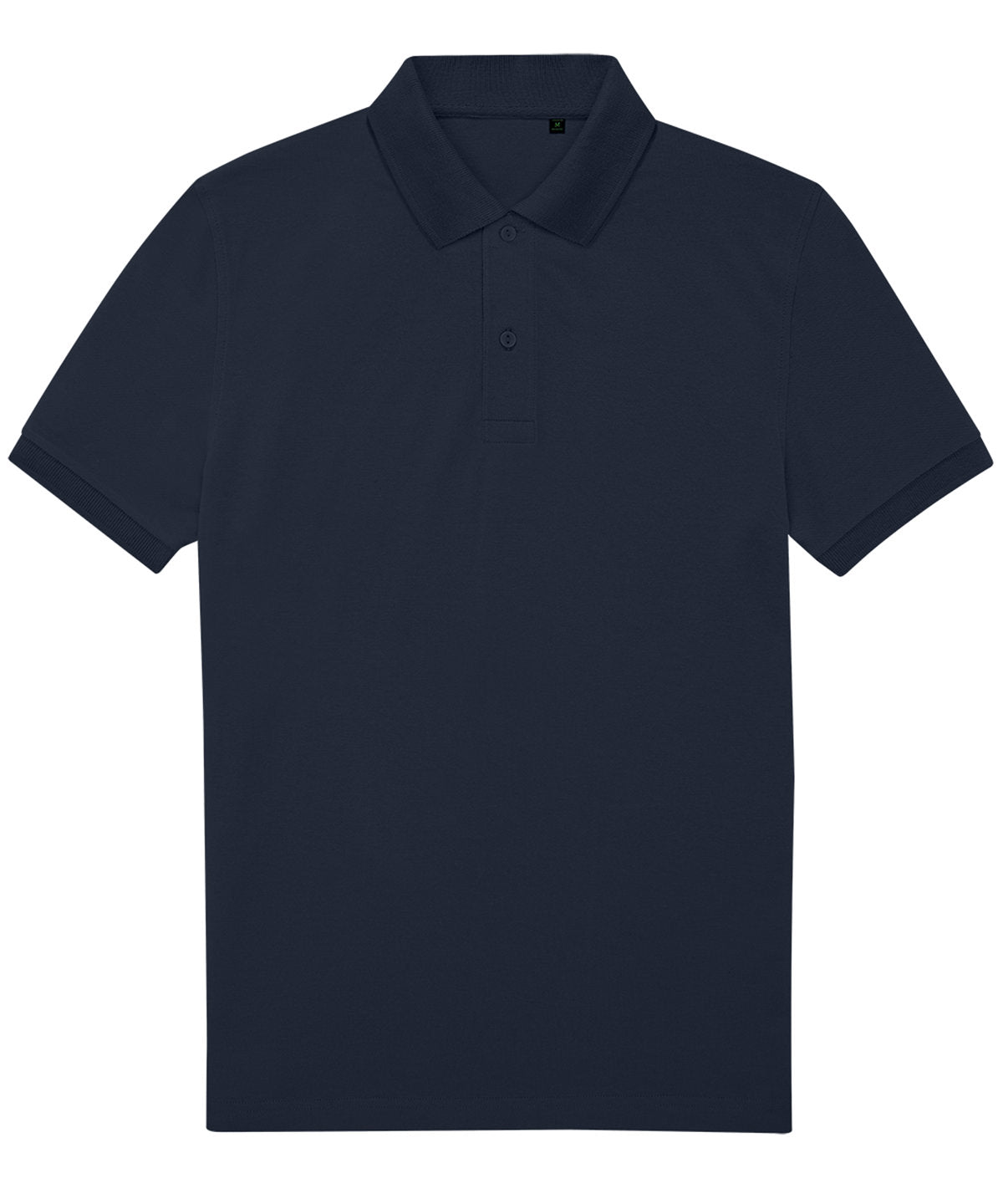 Tryck din logga på Piké från B&C Collection - Anpassa B&C My Eco Polo 65/35 i färgen Marinblå för företag, föreningar och privatpersoner