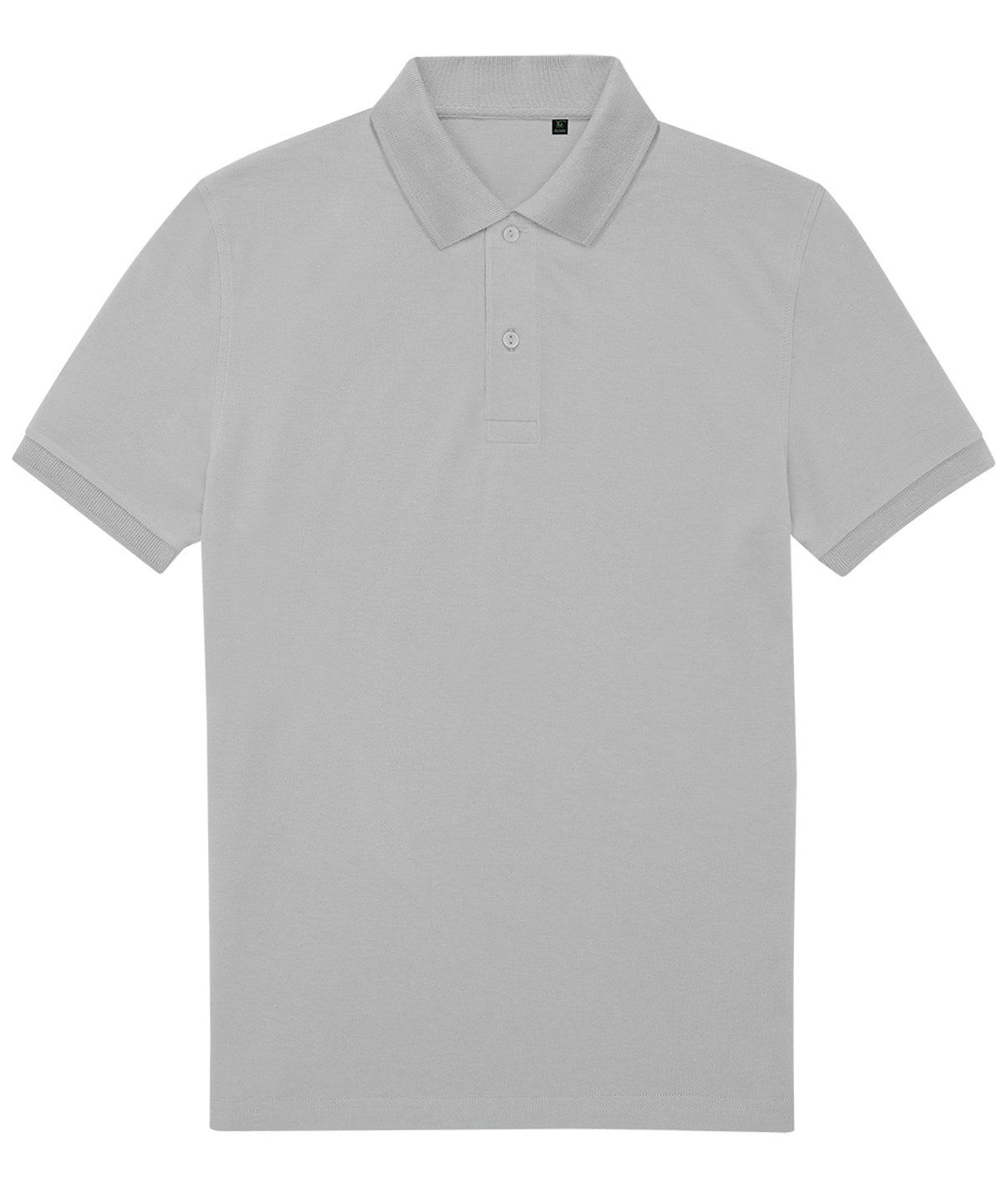 Tryck din logga på Piké från B&C Collection - Anpassa B&C My Eco Polo 65/35 i färgen Ljusgrå för företag, föreningar och privatpersoner