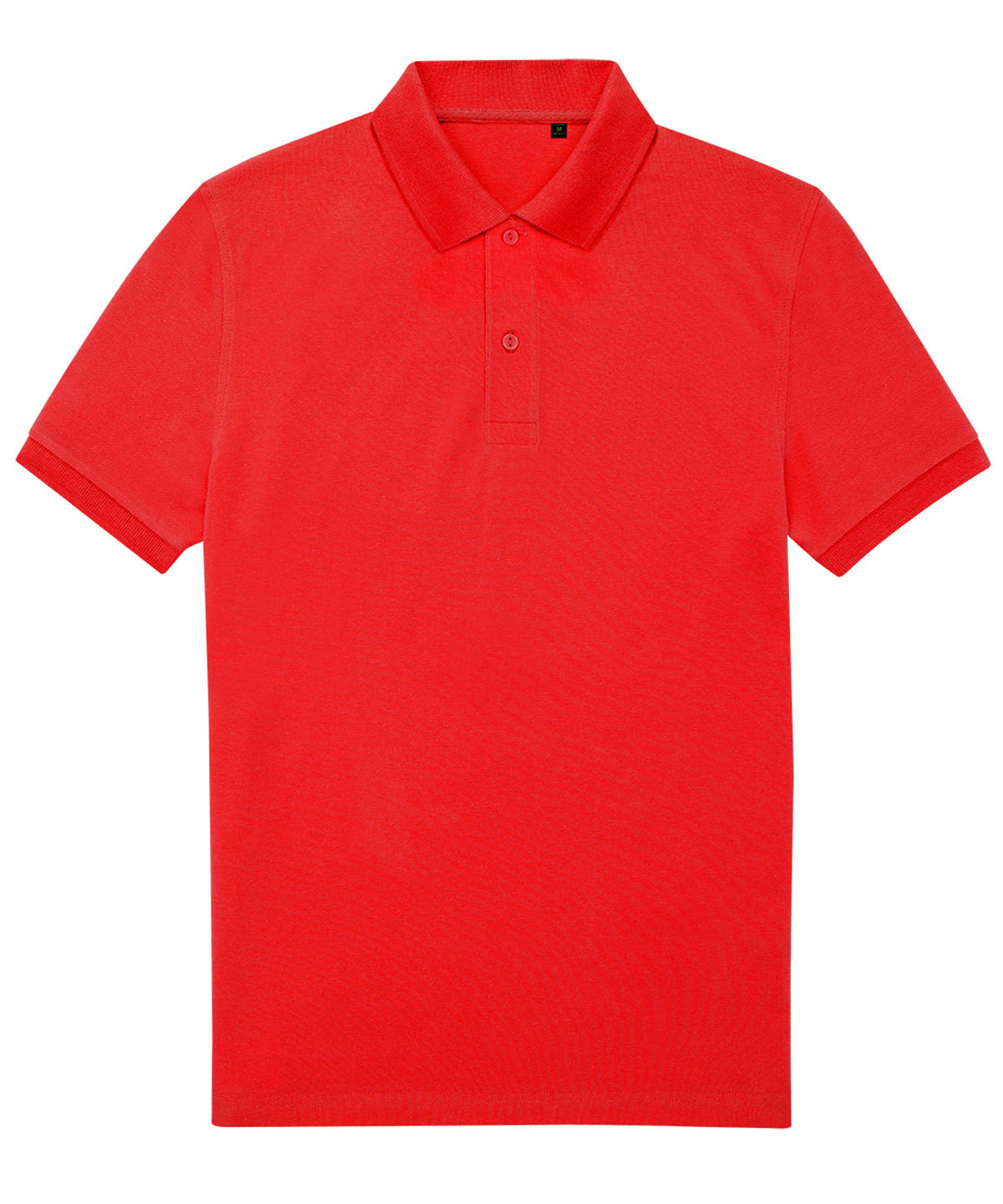 Tryck din logga på Piké från B&C Collection - Anpassa B&C My Eco Polo 65/35 i färgen Mellan röd för företag, föreningar och privatpersoner