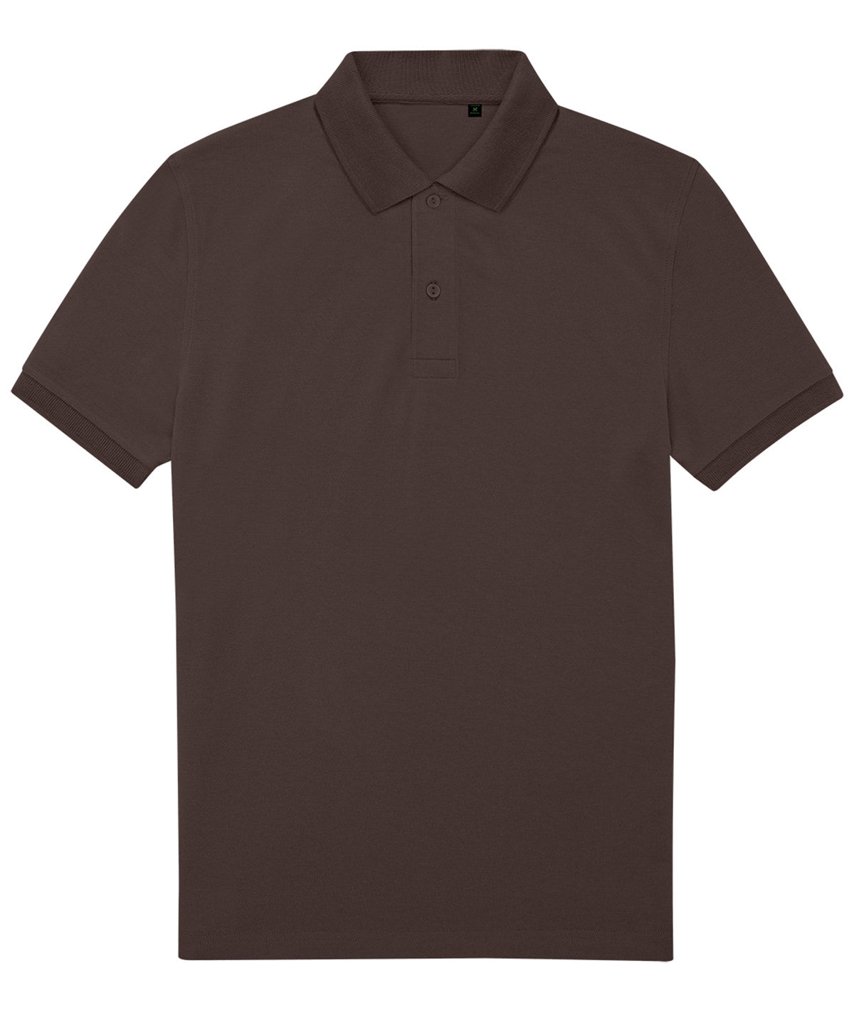 Tryck din logga på Piké från B&C Collection - Anpassa B&C My Eco Polo 65/35 i färgen Mörkbrun för företag, föreningar och privatpersoner