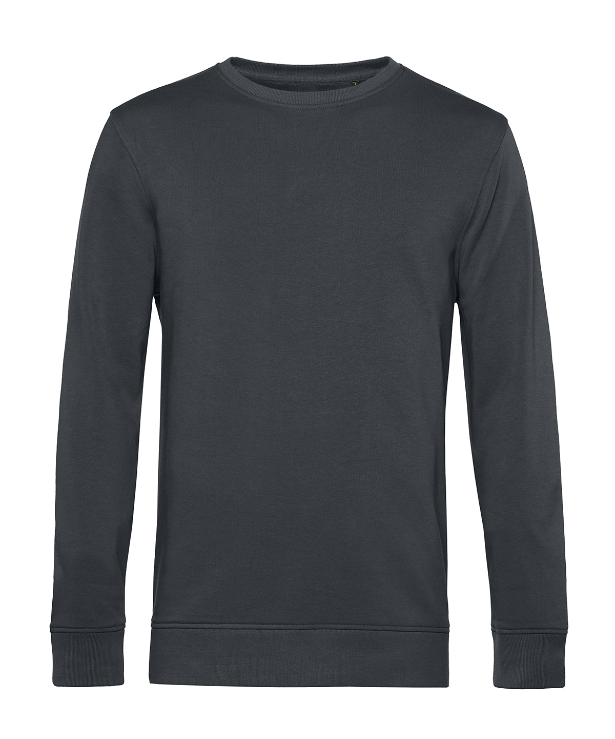 Tryck din logga på Sweatshirts från B&C Collection - Anpassa B&C Collection - Inspire rund hals i färgen Mörkgrå för företag, föreningar och privatpersoner