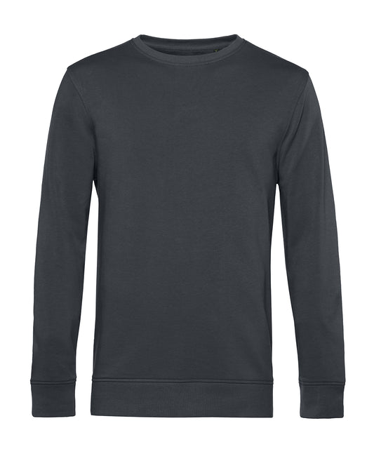 Tryck din logga på Sweatshirts från B&C Collection - Anpassa B&C Collection - Inspire rund hals i färgen Mörkgrå för företag, föreningar och privatpersoner
