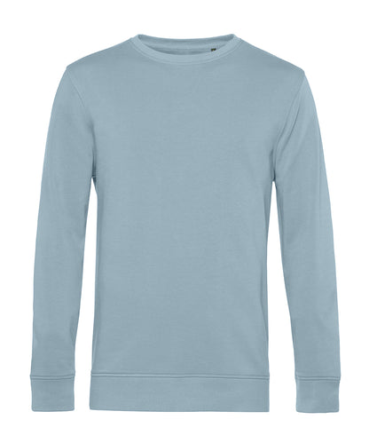 Tryck din logga på Sweatshirts från B&C Collection - Anpassa B&C Collection - Inspire rund hals i färgen Ljusblå för företag, föreningar och privatpersoner