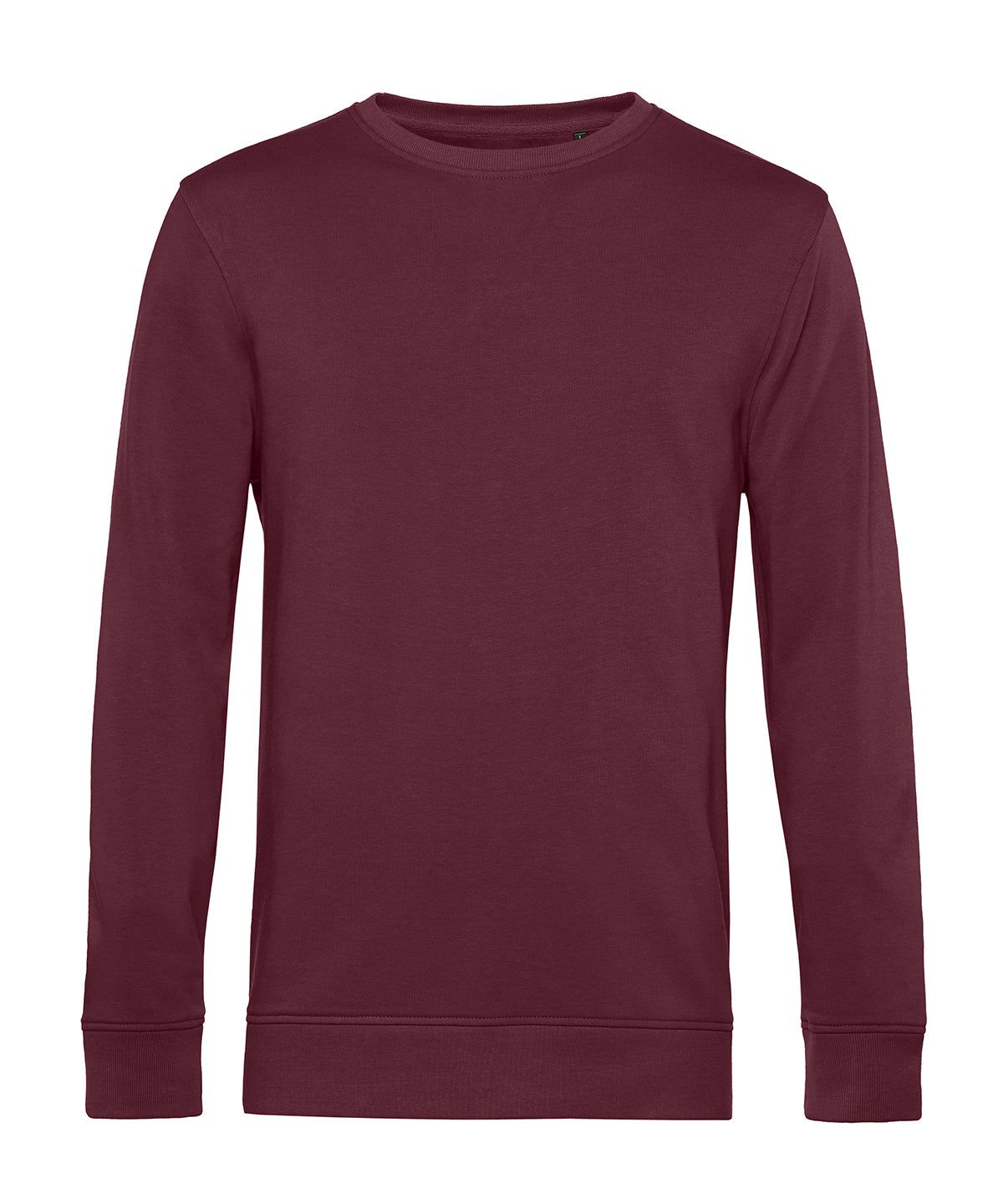 Tryck din logga på Sweatshirts från B&C Collection - Anpassa B&C Collection - Inspire rund hals i färgen Burgundy för företag, föreningar och privatpersoner