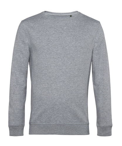 Tryck din logga på Sweatshirts från B&C Collection - Anpassa B&C Collection - Inspire rund hals i färgen Ljunggrå för företag, föreningar och privatpersoner