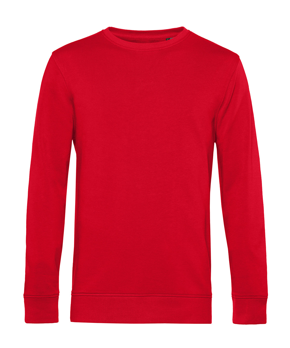 Tryck din logga på Sweatshirts från B&C Collection - Anpassa B&C Collection - Inspire rund hals i färgen Mellan röd för företag, föreningar och privatpersoner