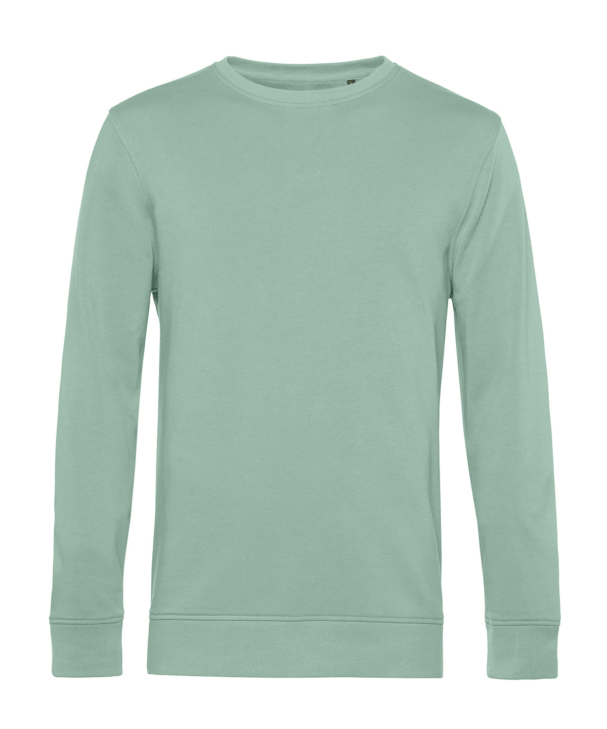 Tryck din logga på Sweatshirts från B&C Collection - Anpassa B&C Collection - Inspire rund hals i färgen Ljusgrön för företag, föreningar och privatpersoner