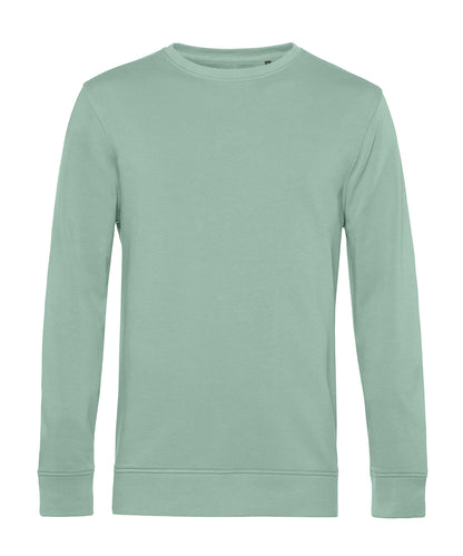 Tryck din logga på Sweatshirts från B&C Collection - Anpassa B&C Collection - Inspire rund hals i färgen Ljusgrön för företag, föreningar och privatpersoner