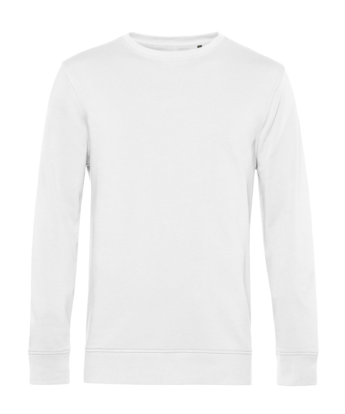 Tryck din logga på Sweatshirts från B&C Collection - Anpassa B&C Collection - Inspire rund hals i färgen Vit för företag, föreningar och privatpersoner