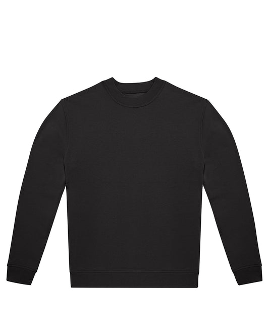 Tryck din logga på Sweatshirts från B&C Collection - Anpassa B&C Collection - Besättning i färgen Svart för företag, föreningar och privatpersoner