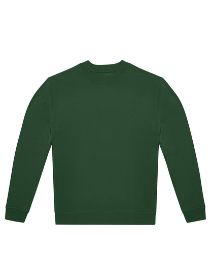 Tryck din logga på Sweatshirts från B&C Collection - Anpassa B&C Collection - Besättning i färgen Djup grön för företag, föreningar och privatpersoner
