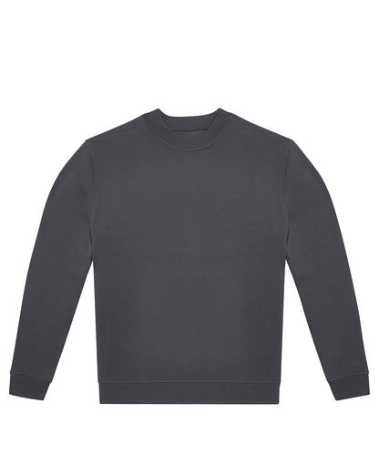 Tryck din logga på Sweatshirts från B&C Collection - Anpassa B&C Collection - Besättning i färgen Mörkgrå för företag, föreningar och privatpersoner