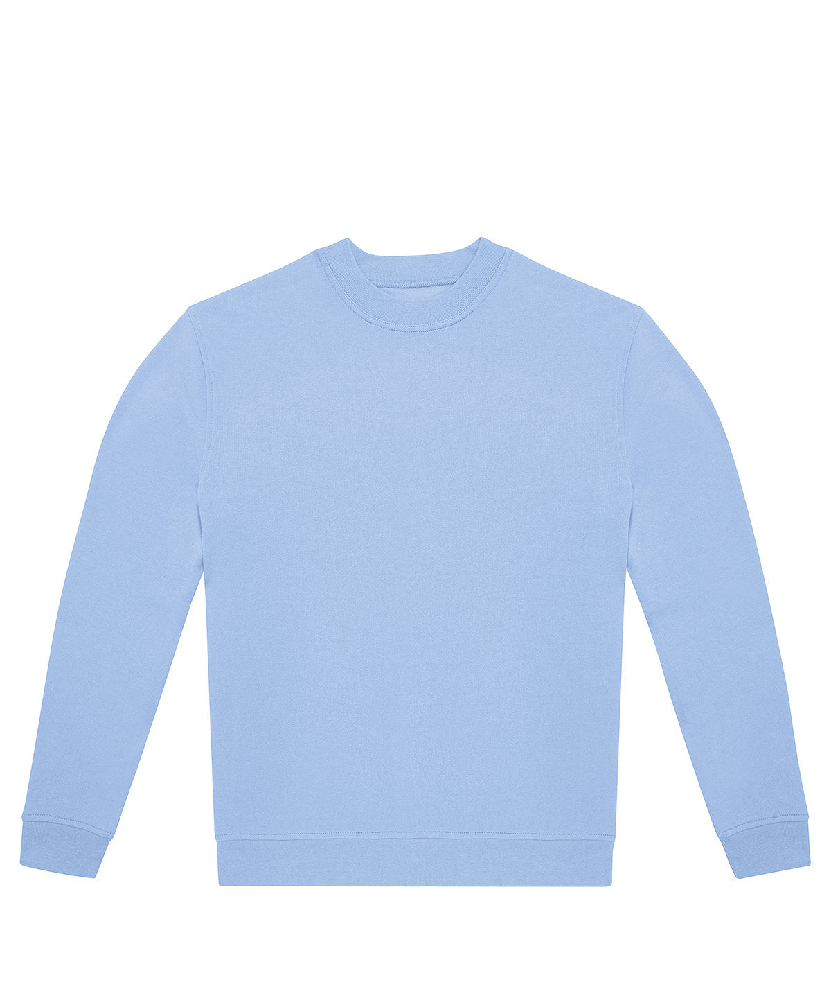 Tryck din logga på Sweatshirts från B&C Collection - Anpassa B&C Collection - Besättning i färgen Ljusblå för företag, föreningar och privatpersoner