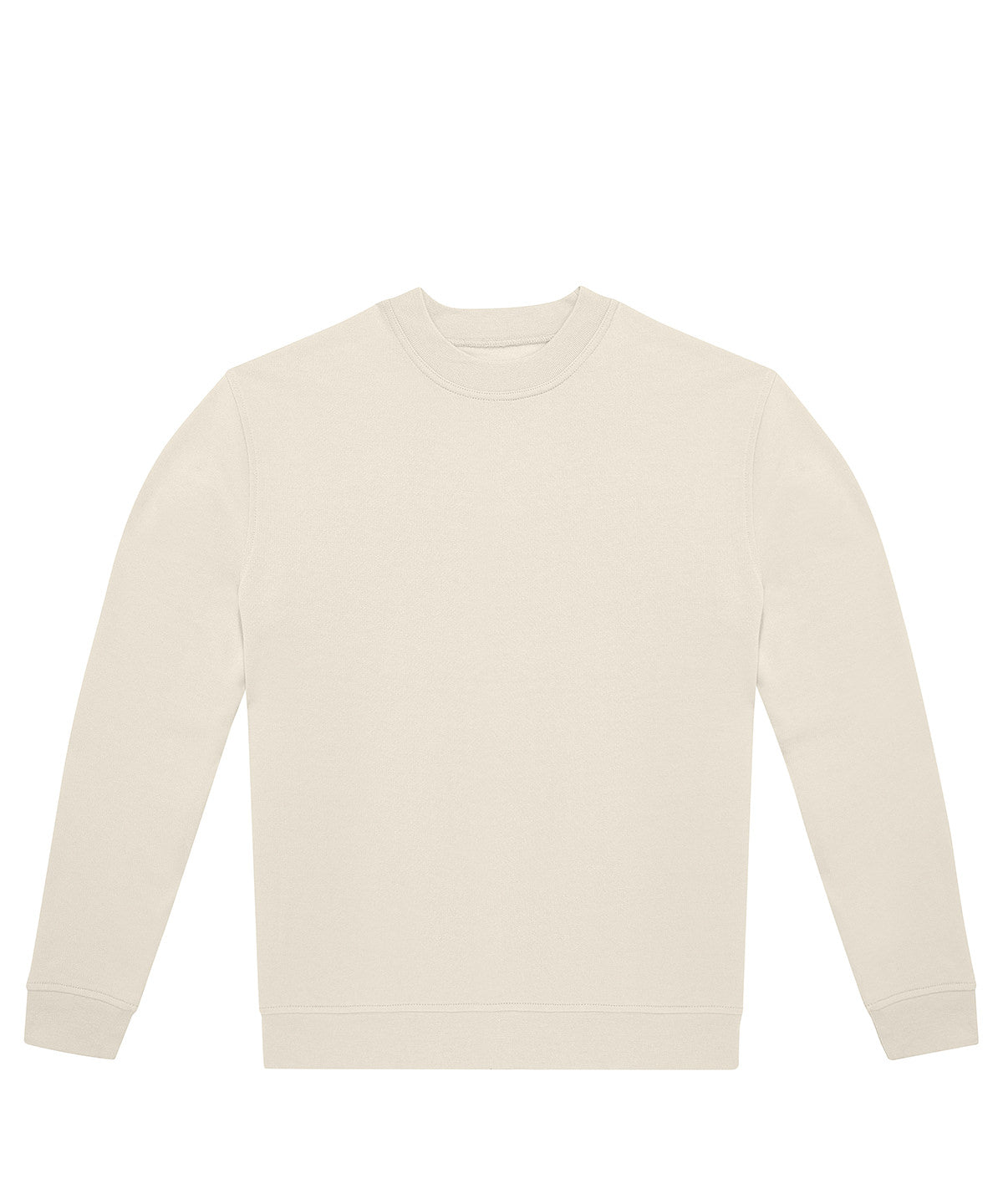 Tryck din logga på Sweatshirts från B&C Collection - Anpassa B&C Collection - Besättning i färgen Off Vit för företag, föreningar och privatpersoner