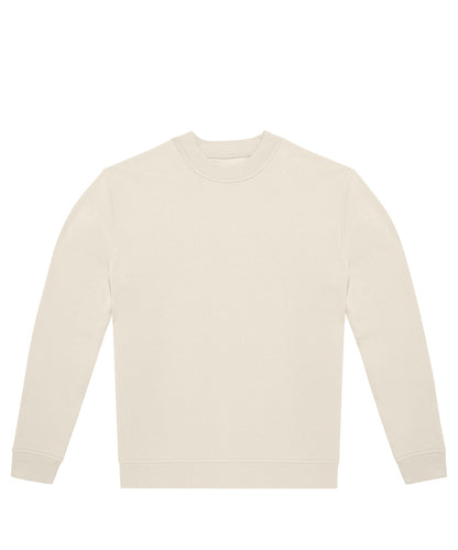 Tryck din logga på Sweatshirts från B&C Collection - Anpassa B&C Collection - Besättning i färgen Off Vit för företag, föreningar och privatpersoner