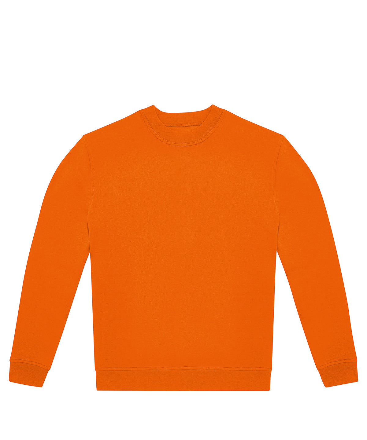 Tryck din logga på Sweatshirts från B&C Collection - Anpassa B&C Collection - Besättning i färgen Mellan Orange för företag, föreningar och privatpersoner