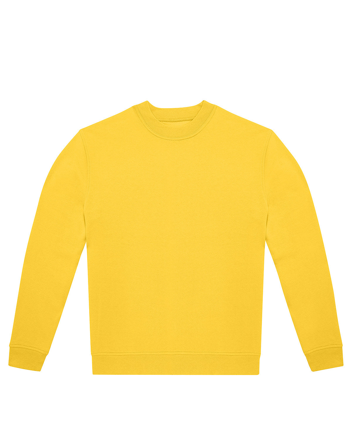 Tryck din logga på Sweatshirts från B&C Collection - Anpassa B&C Collection - Besättning i färgen Mellan gul för företag, föreningar och privatpersoner