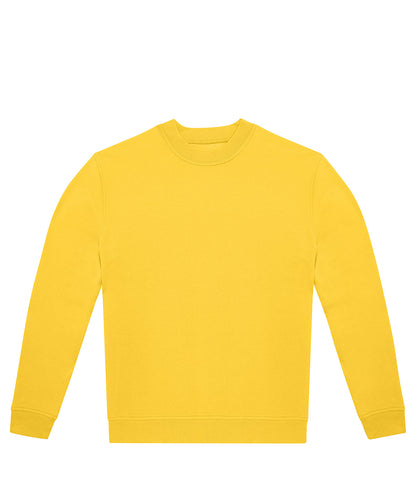 Tryck din logga på Sweatshirts från B&C Collection - Anpassa B&C Collection - Besättning i färgen Mellan gul för företag, föreningar och privatpersoner