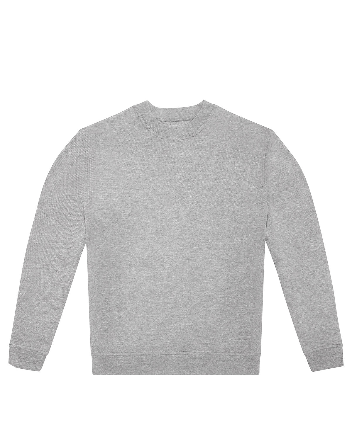 Tryck din logga på Sweatshirts från B&C Collection - Anpassa B&C Collection - Besättning i färgen Ljusgrå för företag, föreningar och privatpersoner