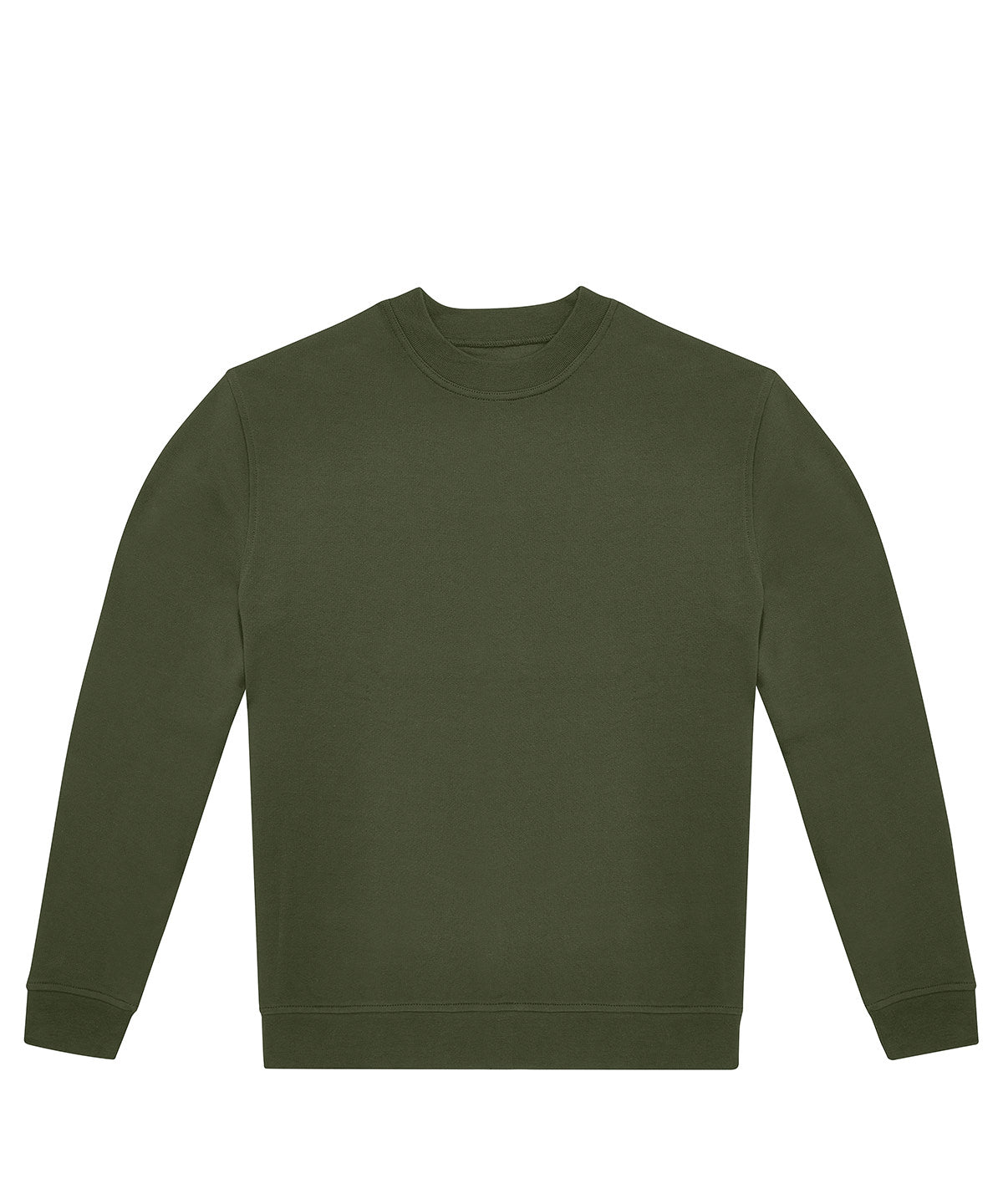 Tryck din logga på Sweatshirts från B&C Collection - Anpassa B&C Collection - Besättning i färgen Khaki för företag, föreningar och privatpersoner