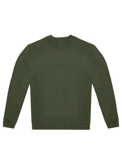 Tryck din logga på Sweatshirts från B&C Collection - Anpassa B&C Collection - Besättning i färgen Khaki för företag, föreningar och privatpersoner