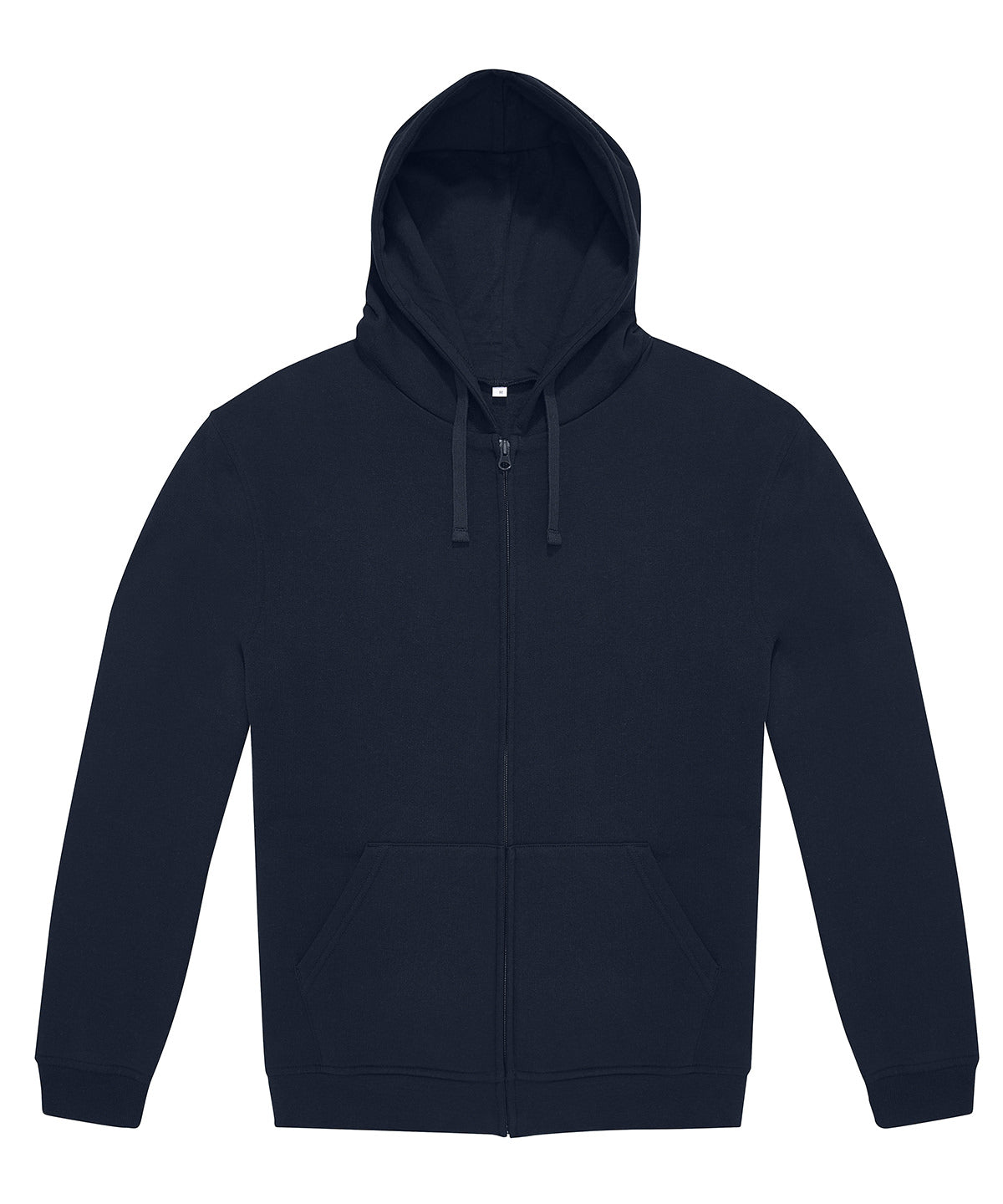 Tryck din logga på Hoodies från B&C Collection - Anpassa B&C Collection - Zip Hoodie i färgen Marinblå för företag, föreningar och privatpersoner