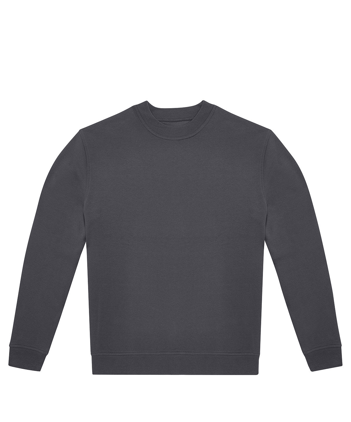 Tryck din logga på Sweatshirts från B&C Collection - Anpassa B&C Collection - Besättning i färgen Mörkgrå för företag, föreningar och privatpersoner