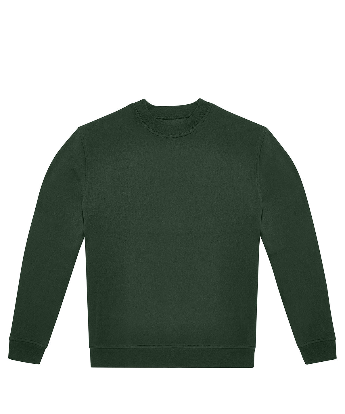 Tryck din logga på Sweatshirts från B&C Collection - Anpassa B&C Collection - Besättning i färgen Mörkgrön för företag, föreningar och privatpersoner