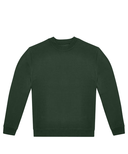 Tryck din logga på Sweatshirts från B&C Collection - Anpassa B&C Collection - Besättning i färgen Mörkgrön för företag, föreningar och privatpersoner