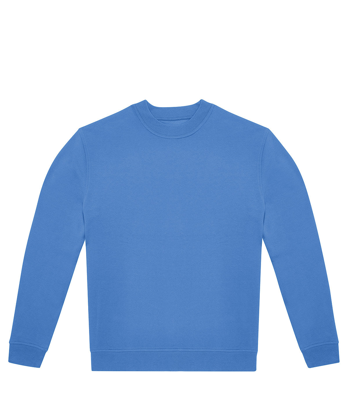 Tryck din logga på Sweatshirts från B&C Collection - Anpassa B&C Collection - Besättning i färgen Safir för företag, föreningar och privatpersoner