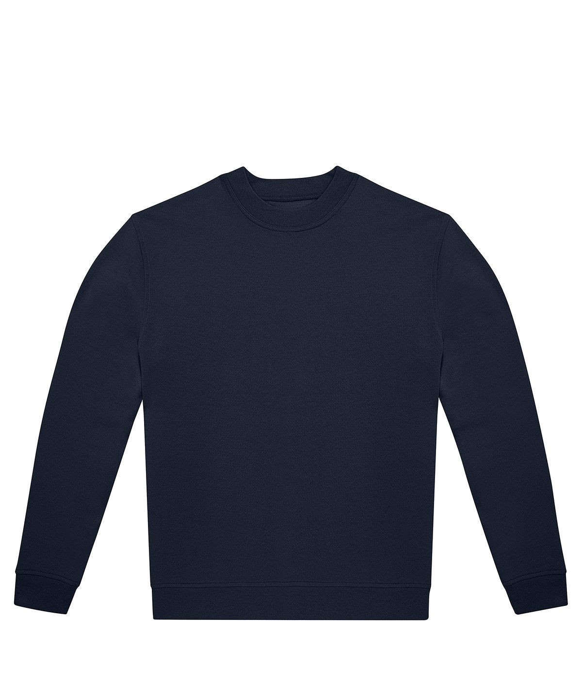Tryck din logga på Sweatshirts från B&C Collection - Anpassa B&C Collection - Besättning i färgen Marinblå för företag, föreningar och privatpersoner