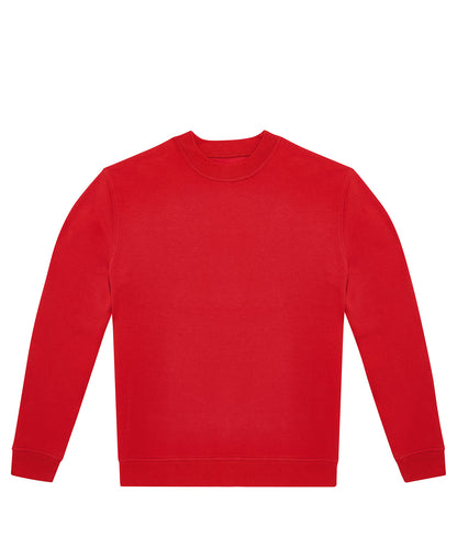 Tryck din logga på Sweatshirts från B&C Collection - Anpassa B&C Collection - Besättning i färgen Mellan röd för företag, föreningar och privatpersoner