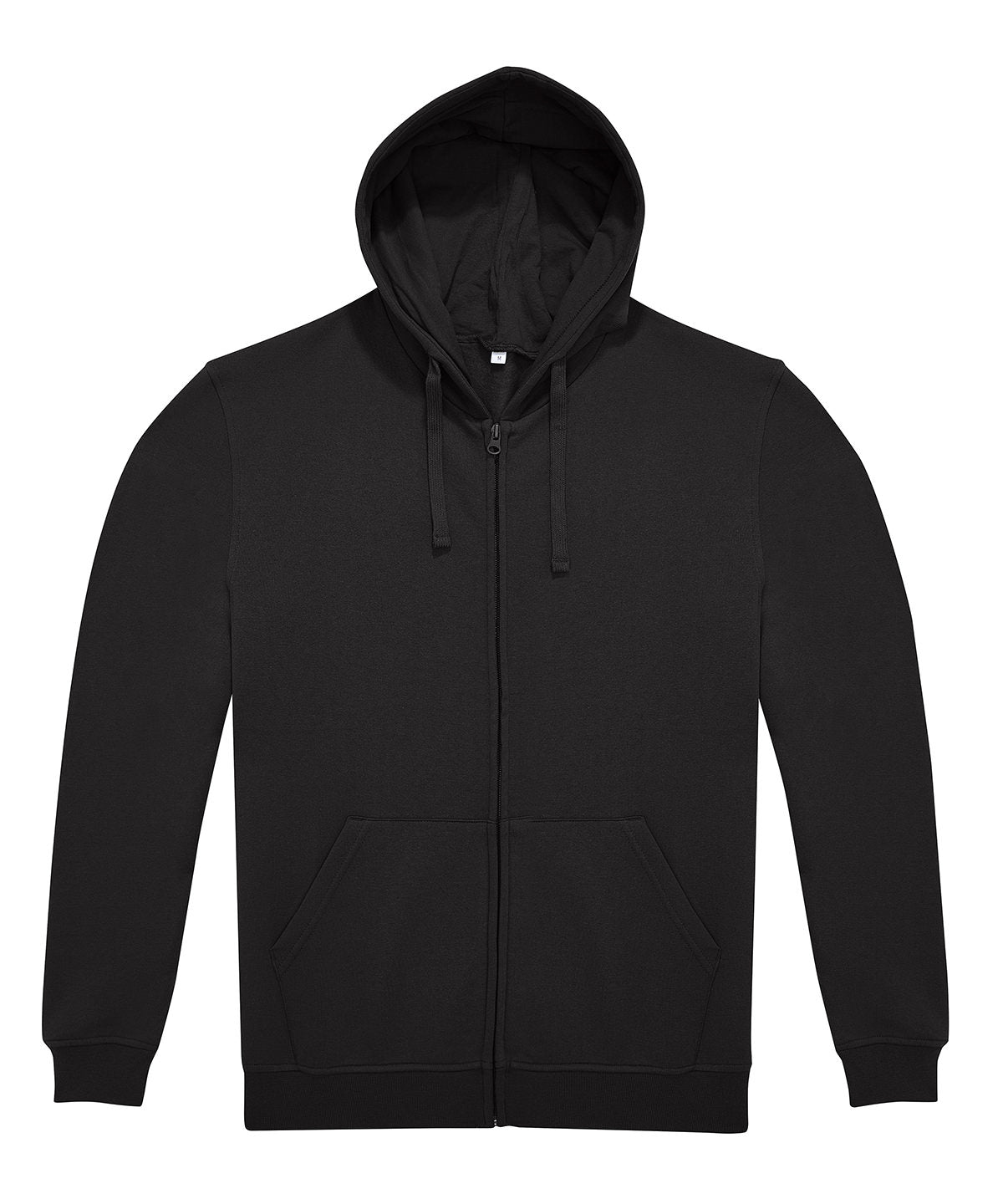 Tryck din logga på Hoodies från B&C Collection - Anpassa B&C Collection - ID.224 Zip Hoodie i färgen Svart för företag, föreningar och privatpersoner