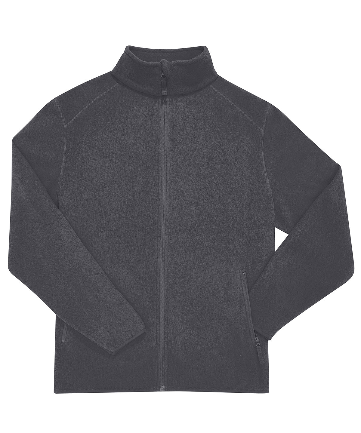 Tryck din logga på Fleece från B&C Collection - Anpassa B&C Reset polar fleece i färgen Mörkgrå för företag, föreningar och privatpersoner