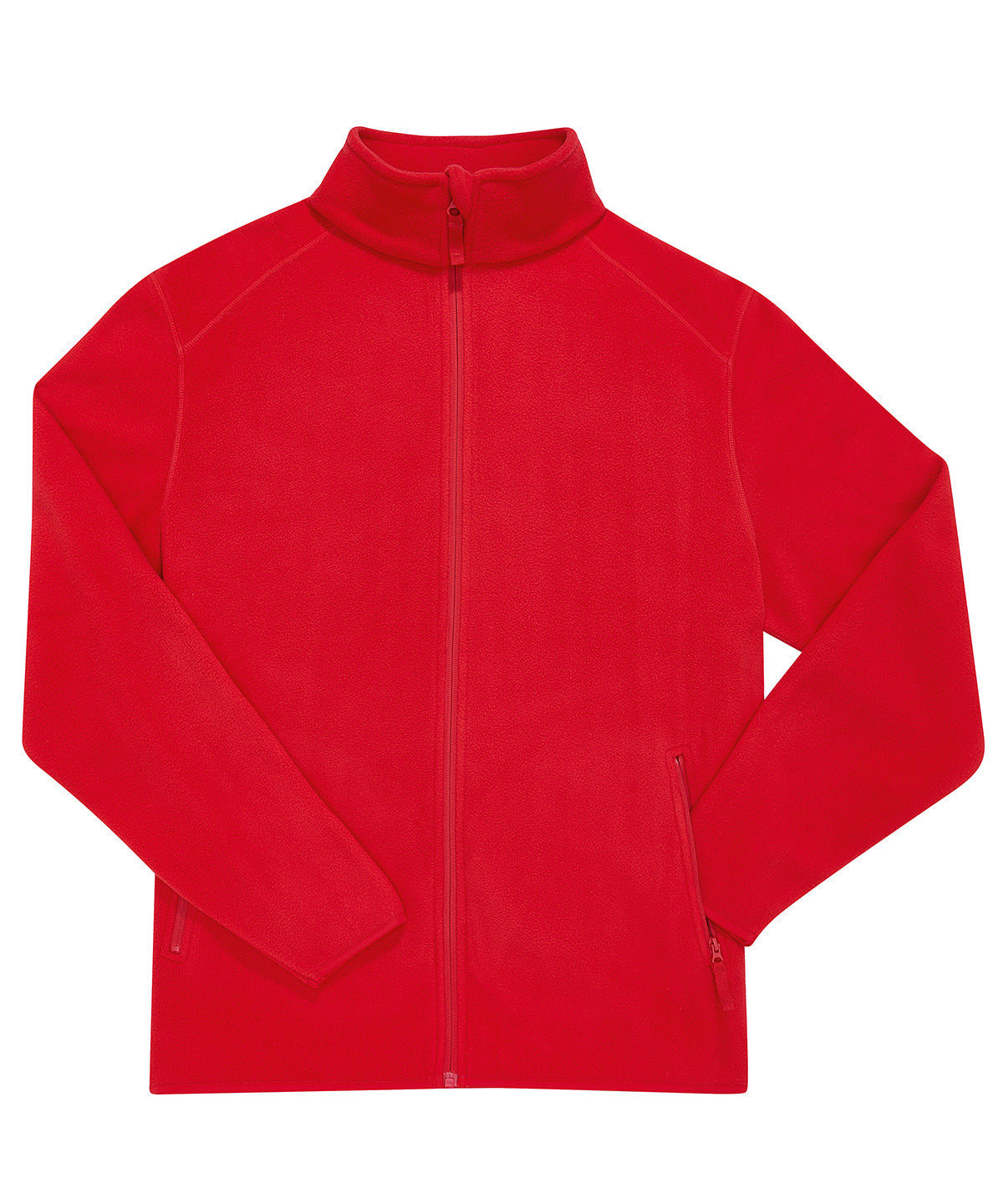 Tryck din logga på Fleece från B&C Collection - Anpassa B&C Reset polar fleece i färgen Mellan röd för företag, föreningar och privatpersoner