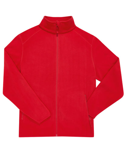 Tryck din logga på Fleece från B&C Collection - Anpassa B&C Reset polar fleece i färgen Mellan röd för företag, föreningar och privatpersoner