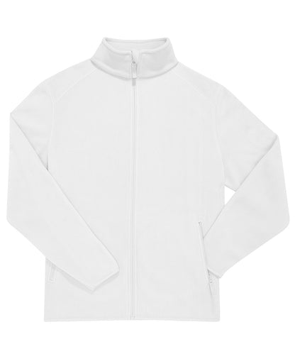 Tryck din logga på Fleece från B&C Collection - Anpassa B&C Reset polar fleece i färgen Vit för företag, föreningar och privatpersoner