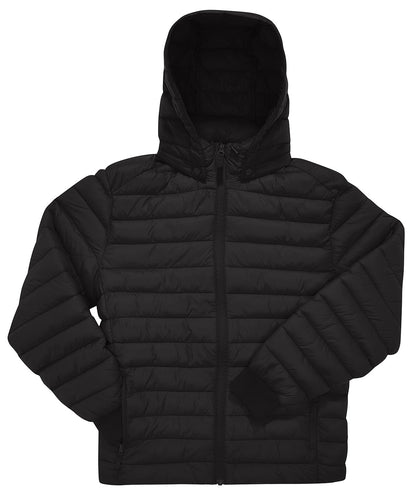 Tryck din logga på Jackor från B&C Collection - Anpassa B&C Återställning puffer i färgen Svart för företag, föreningar och privatpersoner